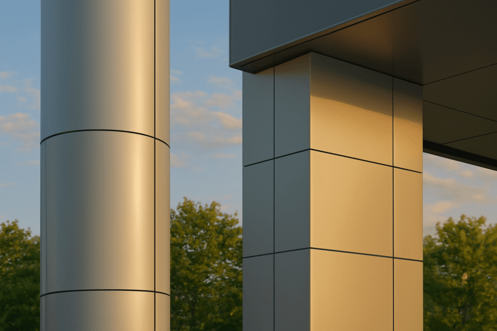 ACP Round & Square Column Cladding