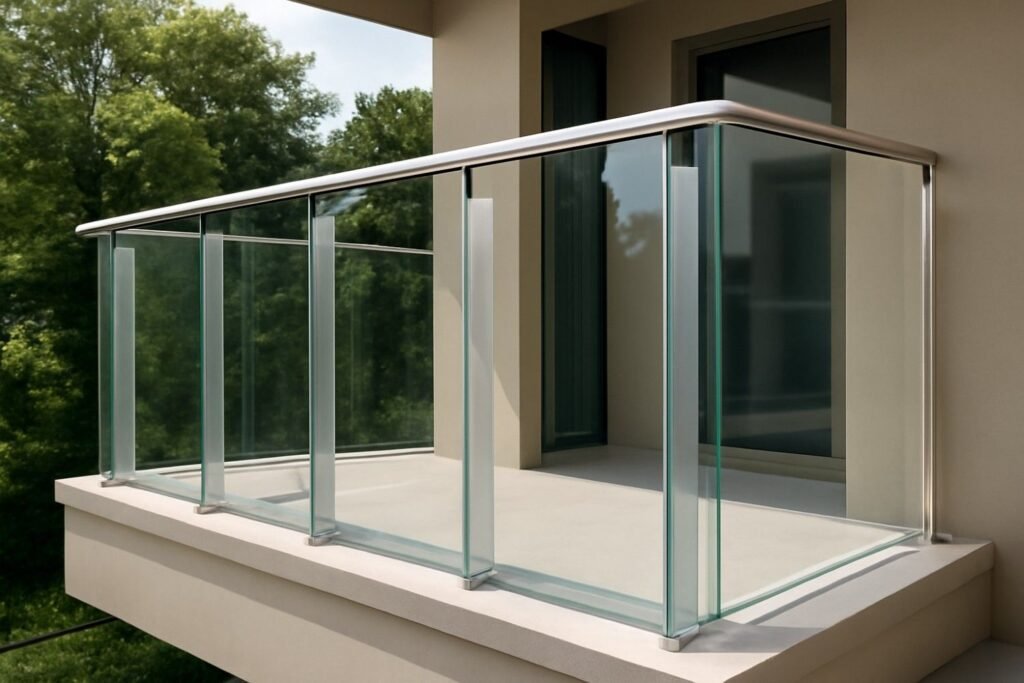 Fin System Glass railing