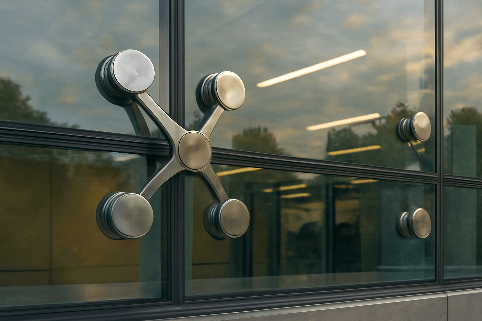 Spider Point Fixing System Curtain wall